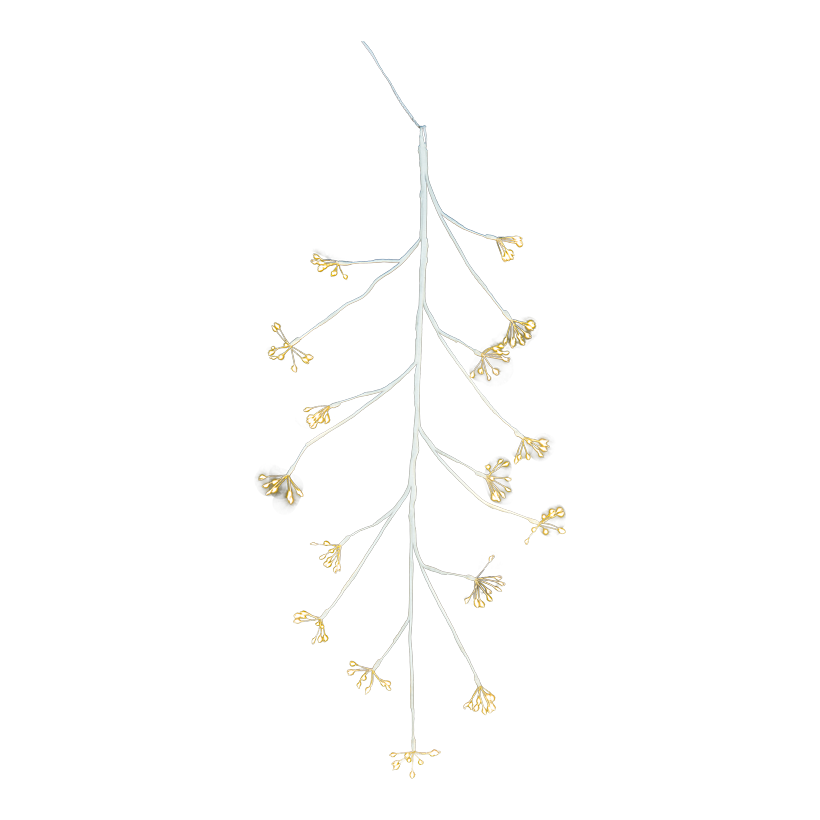 MicroLED-gren, 80cm med 150 varmvita lysdioder gjord av plast, för inomhusbruk