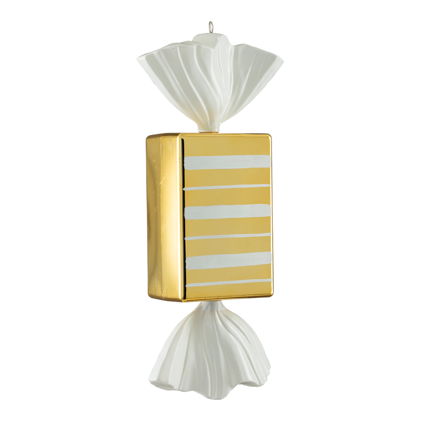 Godis, 35cm av plast rektangulär, med hängare