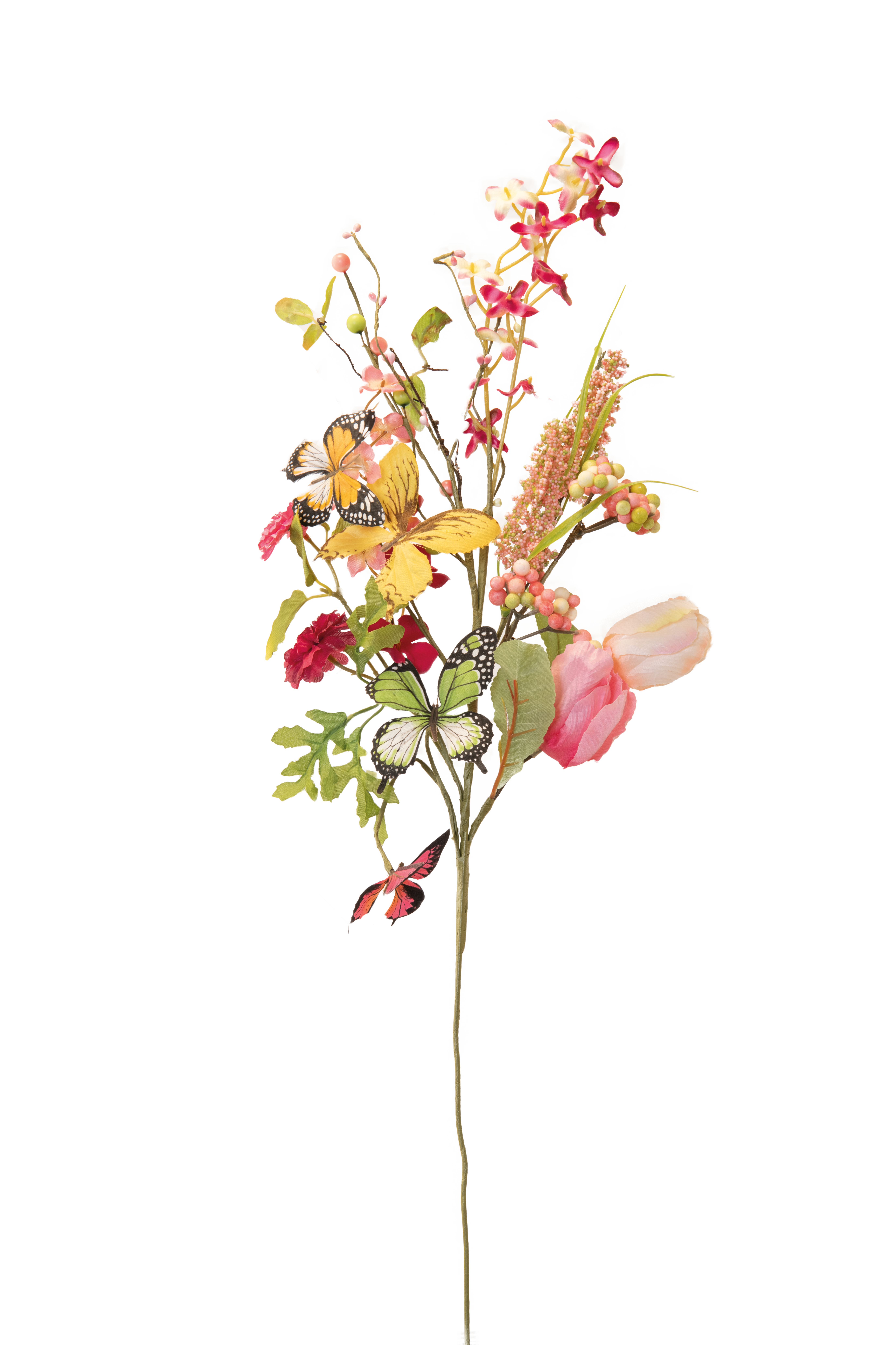 Kvist 76cm Deko ca. 43cm av plast/konstsilke flexibel, ensidig dekorerad