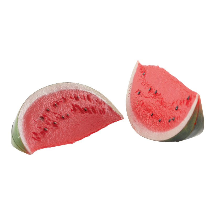 Vattenmelon skiva 17x8cm av plast i påse