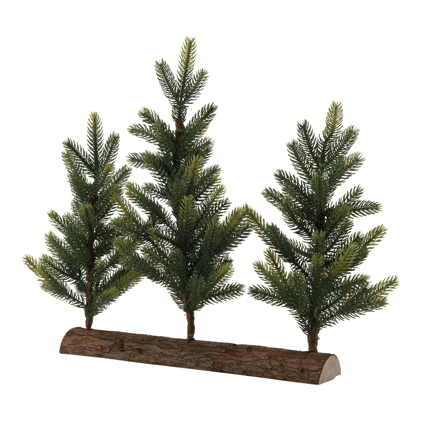 Gran, 45cm 36x20cm & 45x20cm & 36x20cm 3 st. av plast/trä, med träbotten
