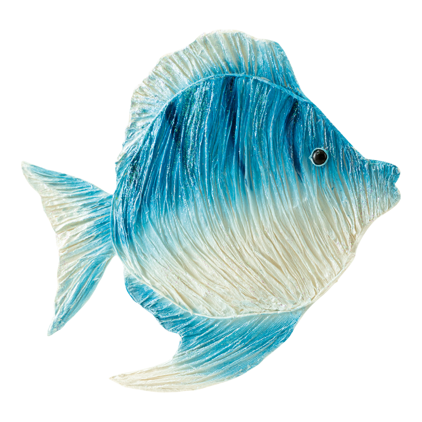 Tropisk fisk 32x40cm slut på papper med nylontråd, platt