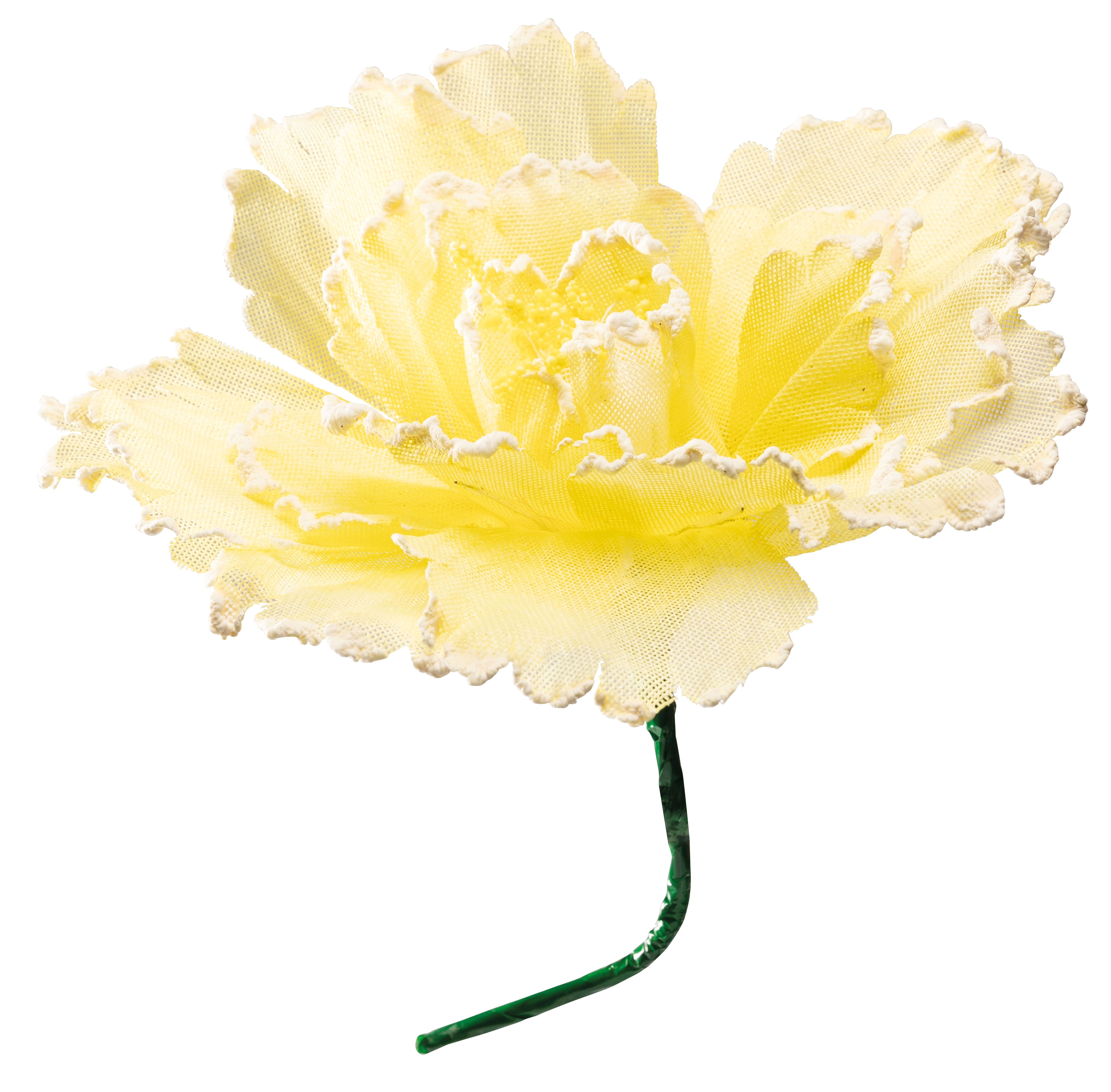 Blossom, Ø40cm Stiel:18cm, out of fabric, with short stem, flexible