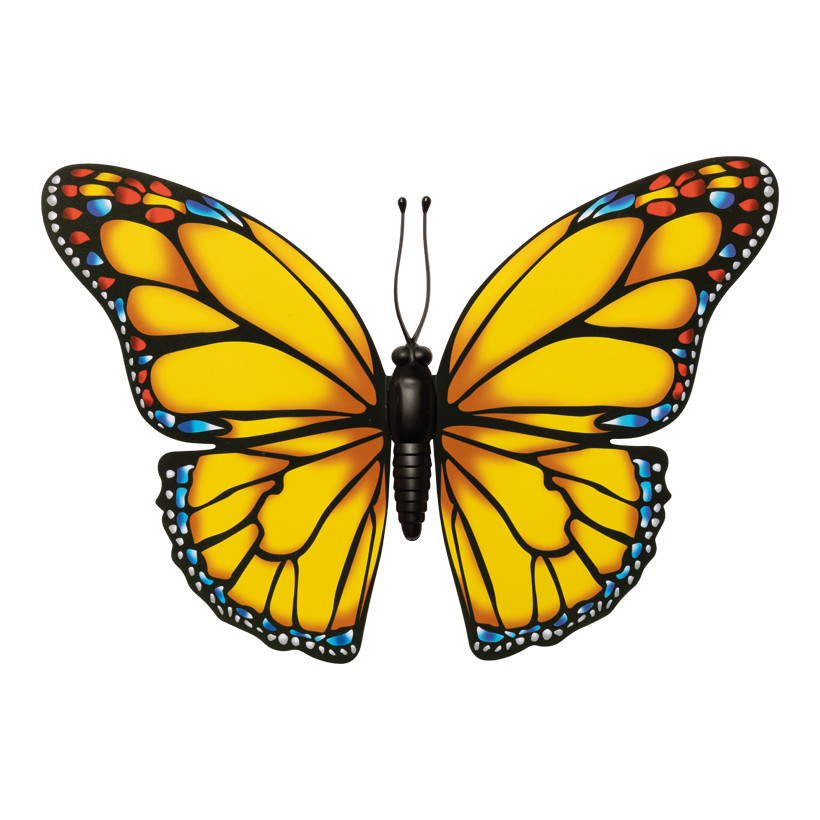 Fjäril 21x30cm av plast med hängare