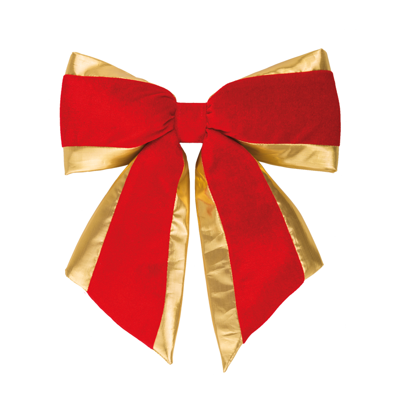 Sammetsrosett, 30x40cm med guldkant