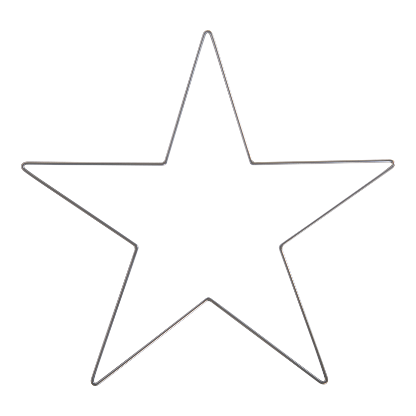 Stjärna, 60x60cm Dicke: 5mm av metall för att placera skyltfönsterdekoration