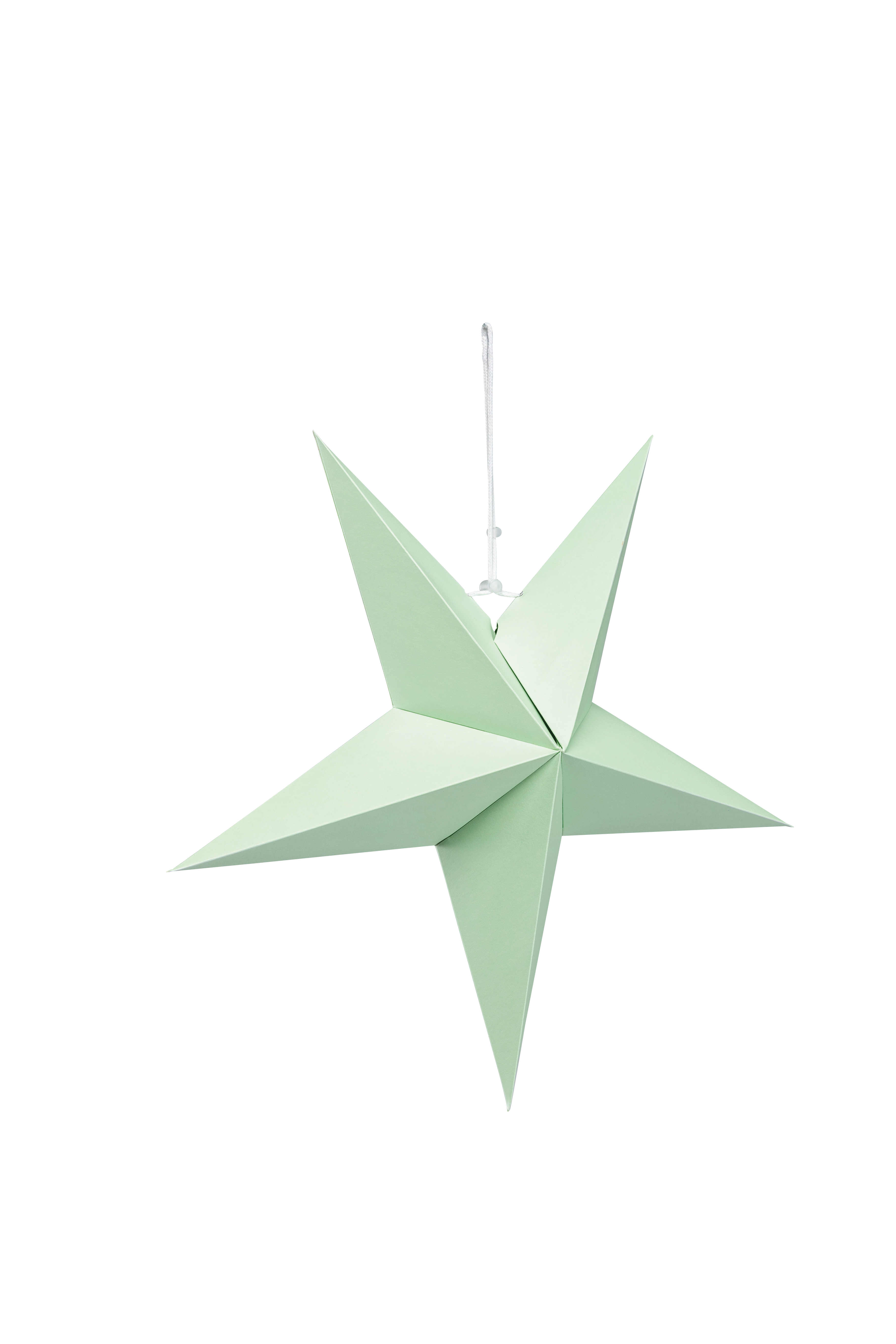 Stjärna, vikbar, Ø 40cm 5-uddig ur kartong