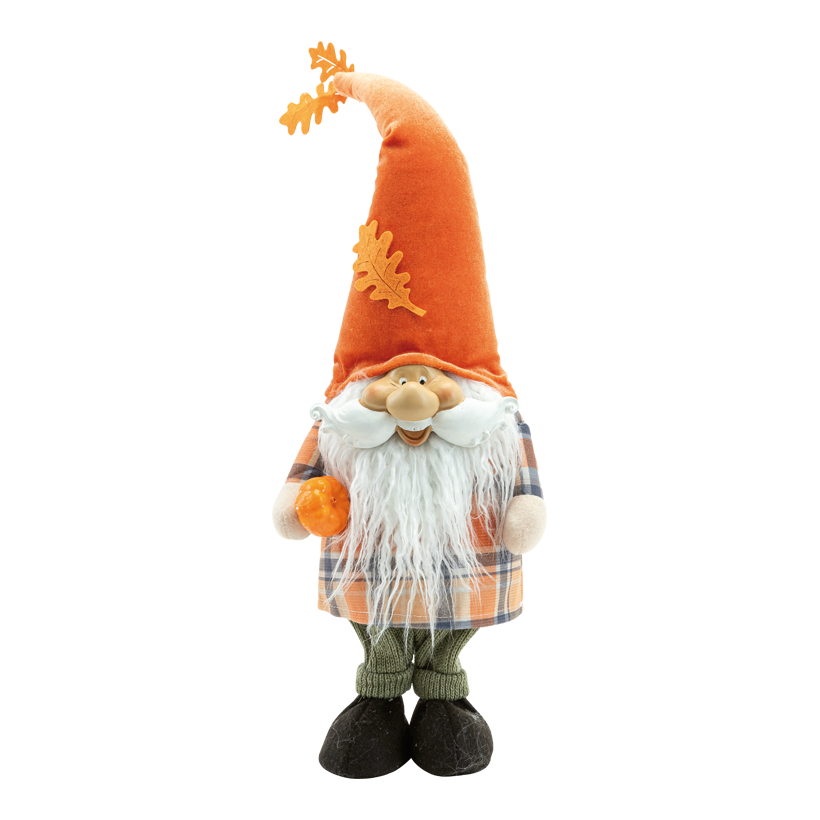 Tomtenisse 47x19x11cm total: 65cm av plast/textil stående, flexibel