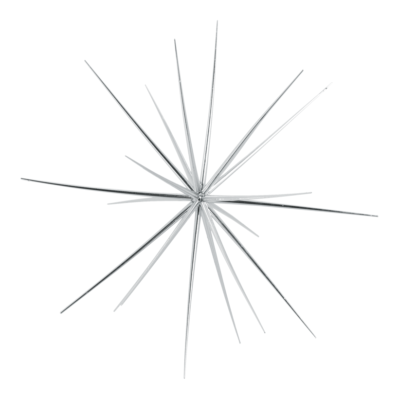 Sputnik stjärna, Ø 55cm, för montering plast, glänsande