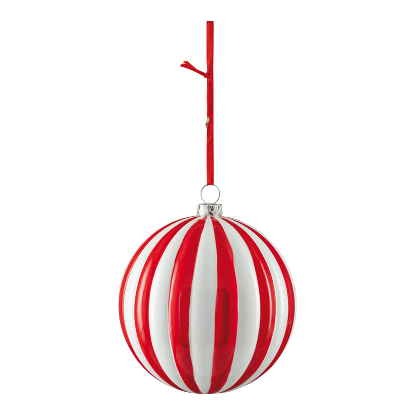 Julkula, Ø 10cm av plast med hängare