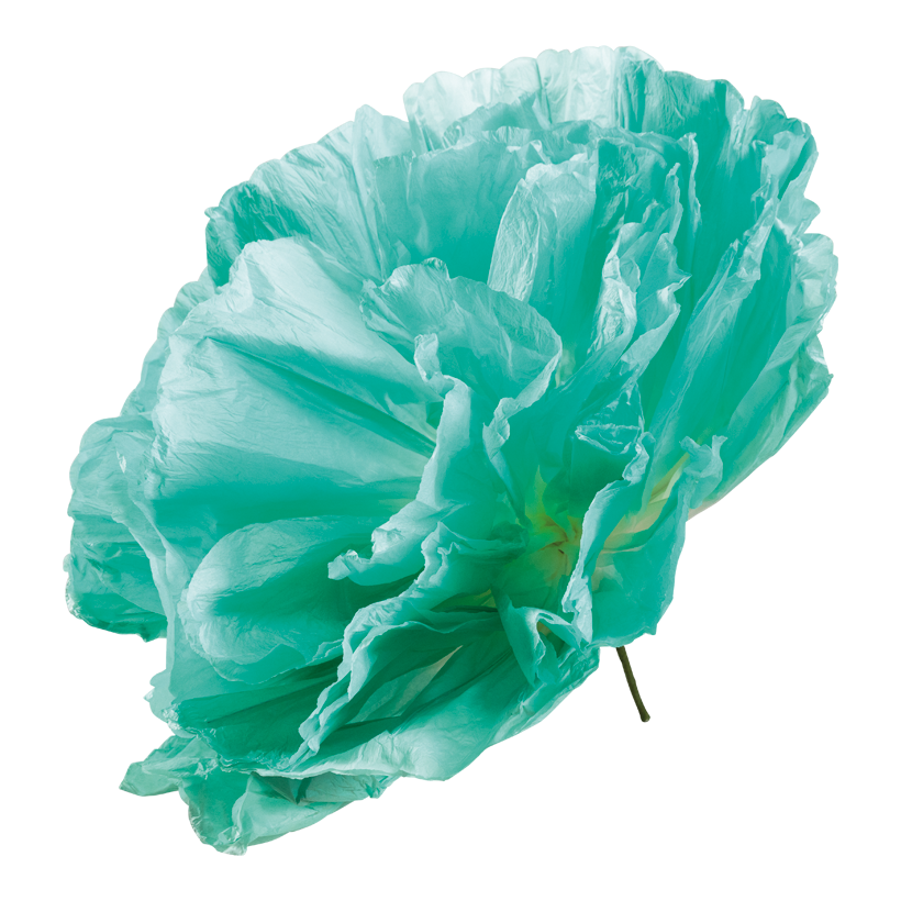 Blomhuvud Ø 60cm Stiel: 13cm av papper flexibel