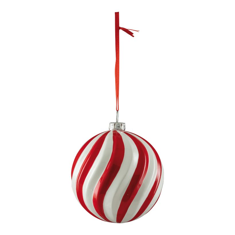 Julkula, Ø 8cm av plast med hängare