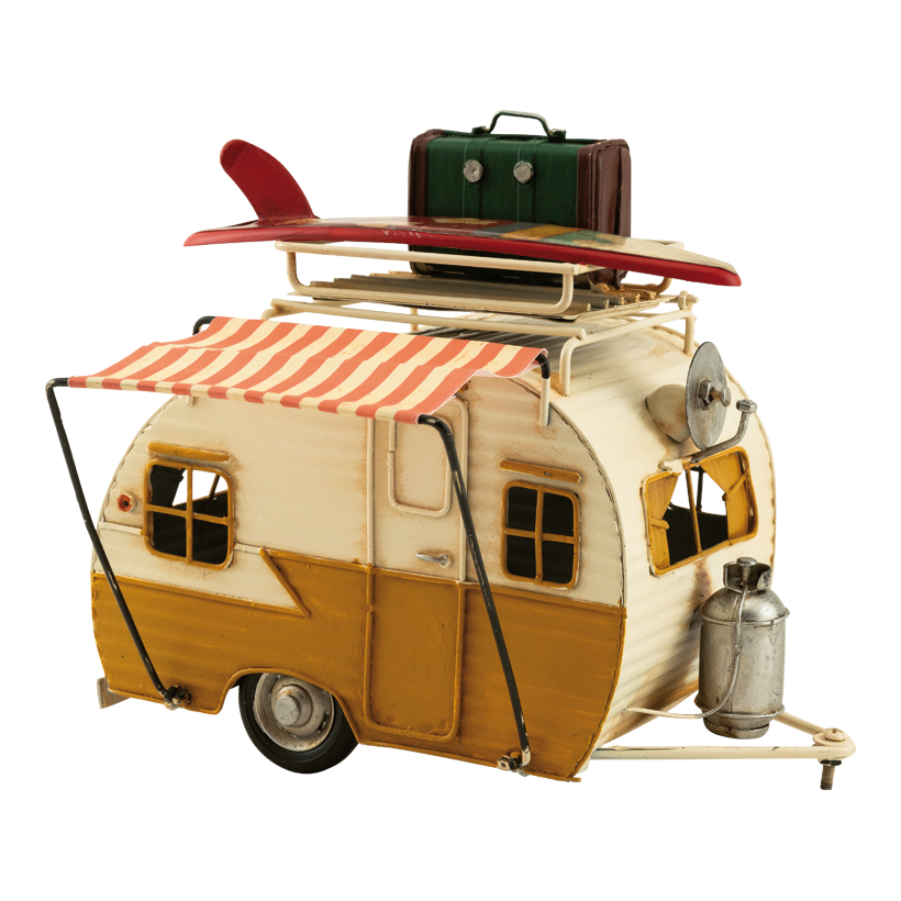 Caravan, 23x20x14cm out of metal