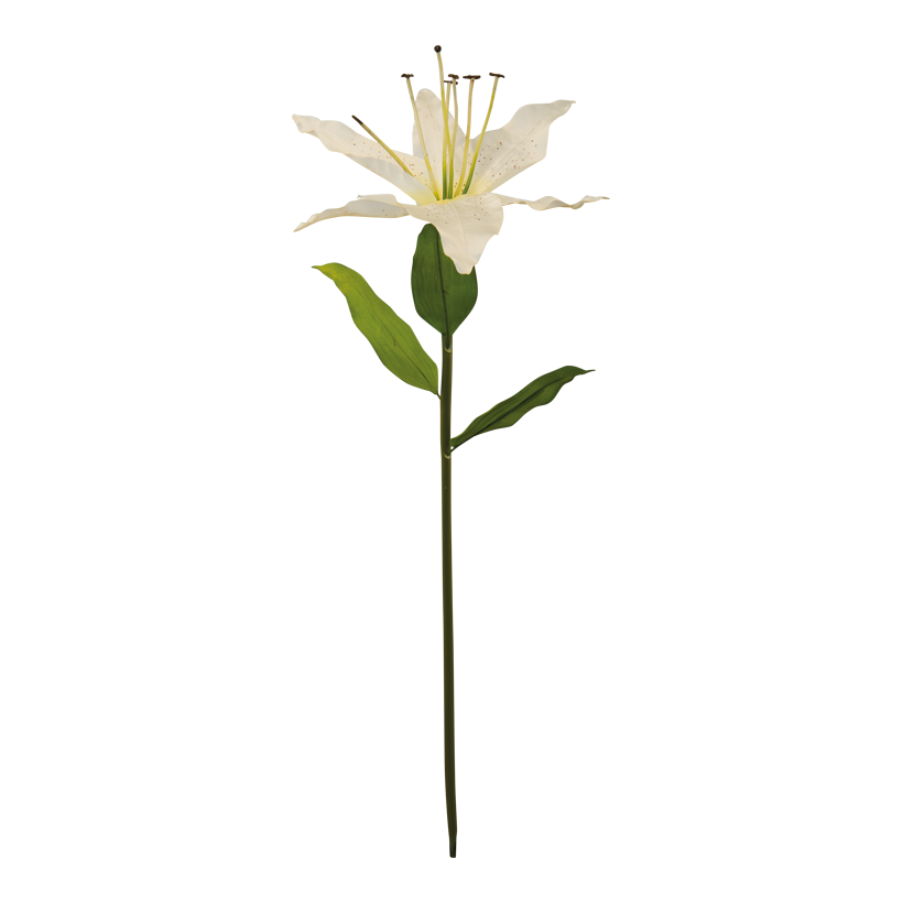 Lilja med stam 100cm Blüte Ø 36cm, av konstsilke/plast