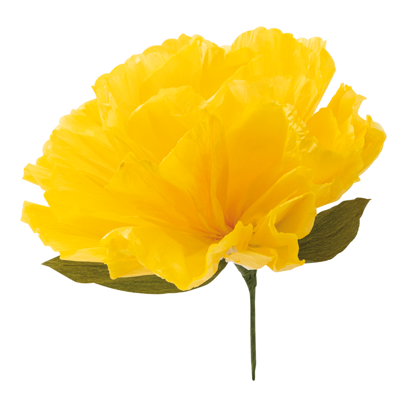 Blomhuvud Ø 35cm Stiel: 11cm av papper flexibel